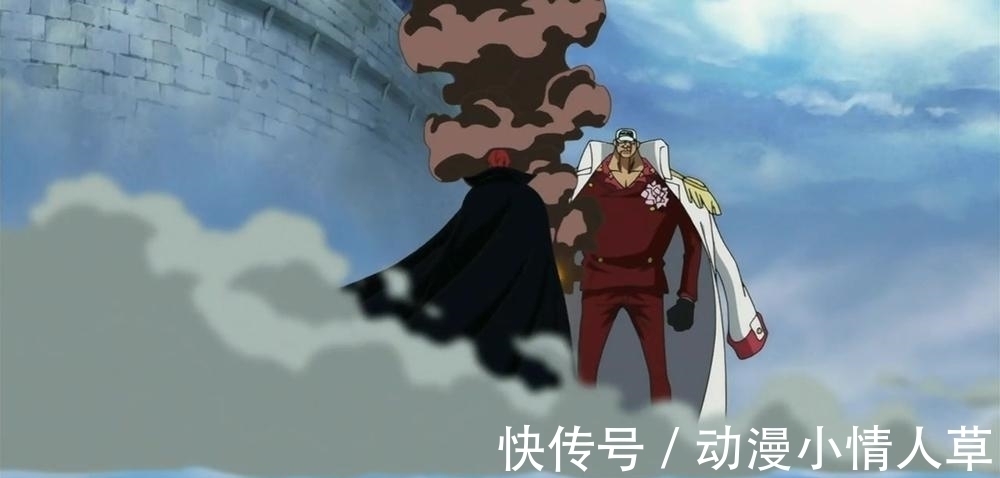 红发|《海贼王》为什么赤犬敢打白胡子却害怕红发?