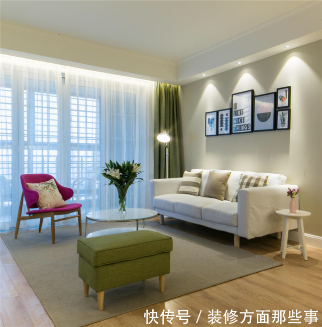 二居室|90㎡北欧式二居室,温馨简洁、自然清新的居所