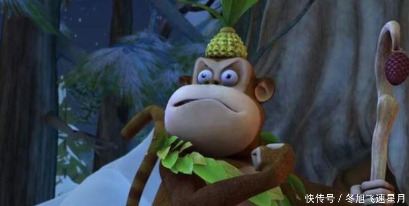 吉吉国王|熊出没中的双胞胎,吉吉国王和表哥性格天差地别,蹦蹦跳跳都挺怂