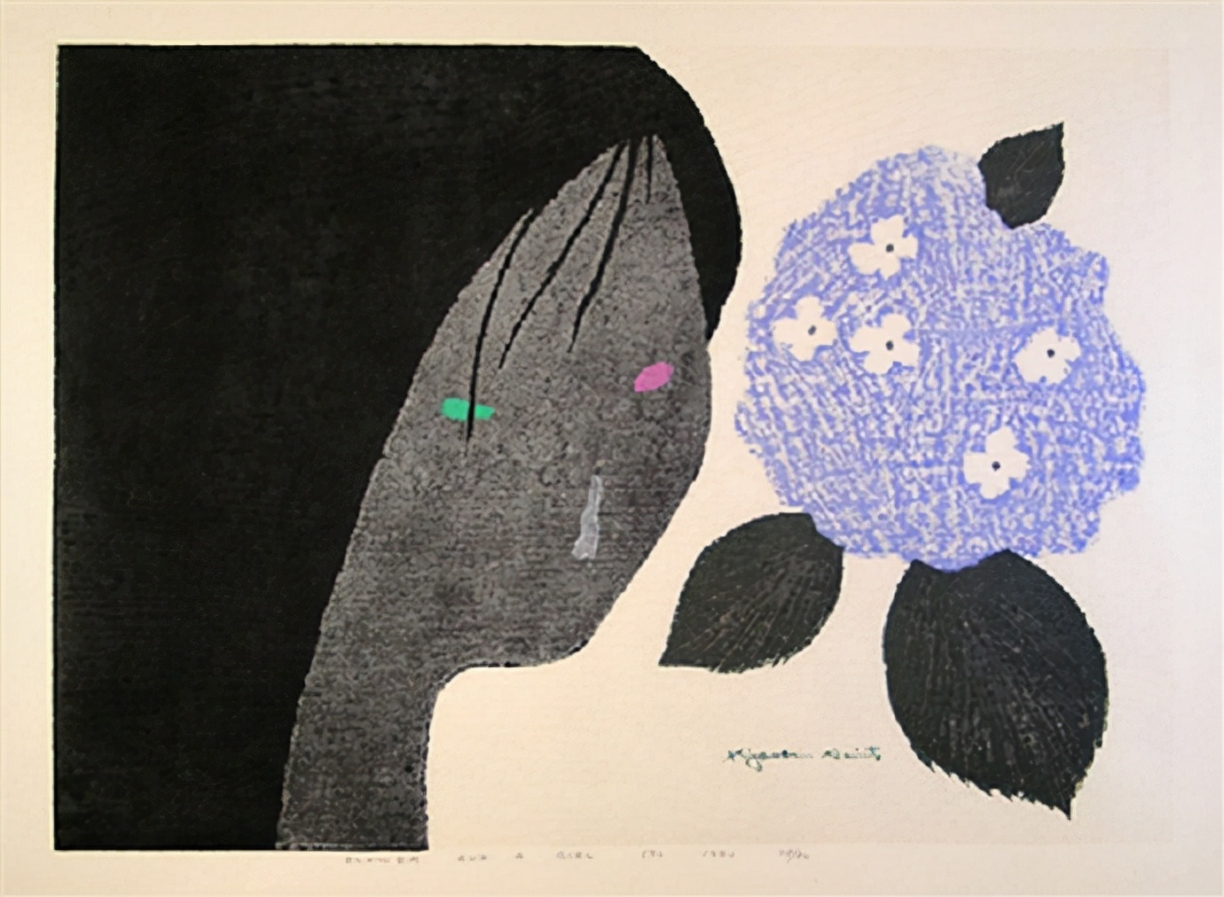 近代@日本近代版画大师斋藤清人物系列版画作品