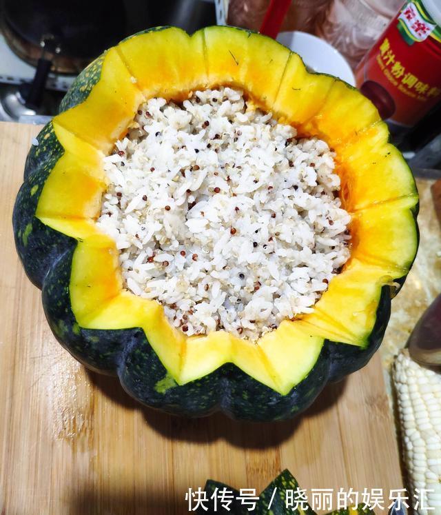 南瓜|好吃好玩高颜值南瓜藜麦饭,清香扑鼻,不一样的晚餐主食