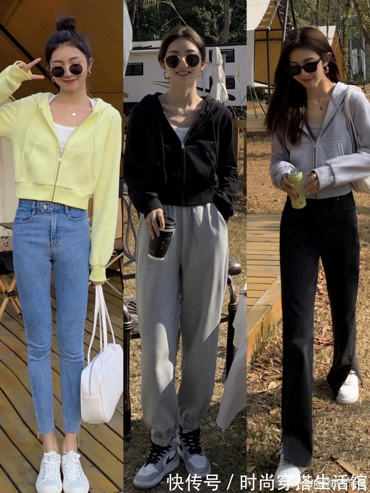 百搭 春回大地,卫衣怎么搭好看又显瘦?试试这样穿,可盐可甜又显气质