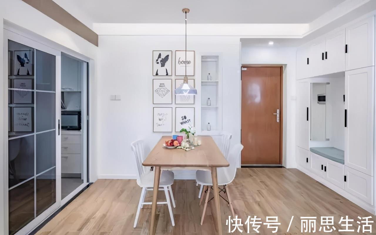 小家|夫妻的70㎡简约风两居,餐厅改书房,巧变小三居,简约温馨真舒适