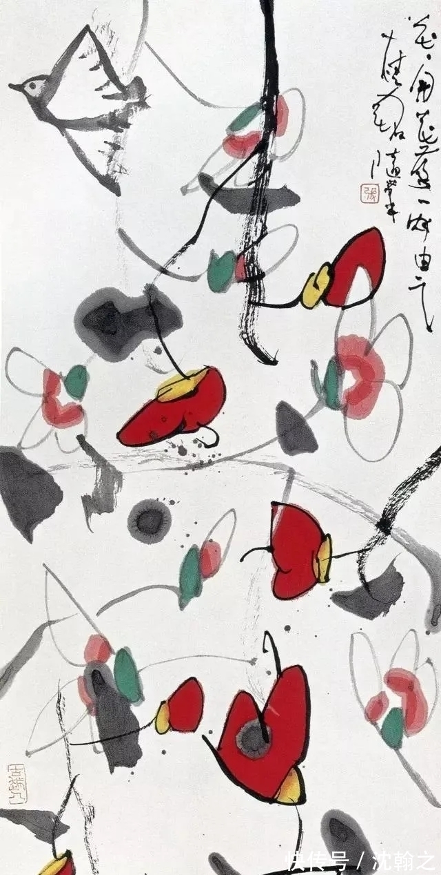 上海中国画院#他生活在最洋气的城市,画最洋气的花鸟|一代中国画名家张桂铭