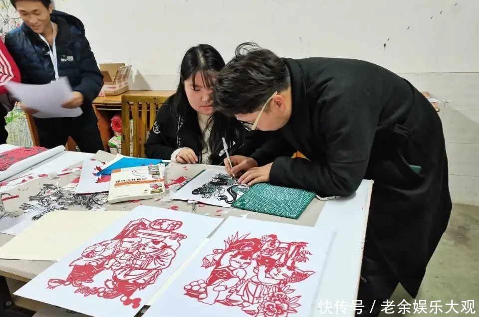 巧手|巧手“剪”出主旋律,校园“刮”起民俗风