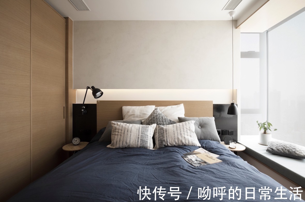 石膏|香港九龙顶层公寓,安静的中性风