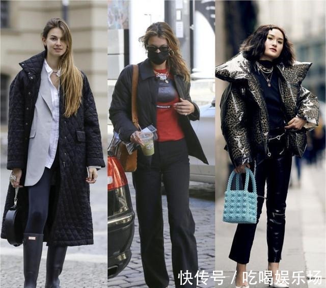 时髦 入冬了,该为自己选择一款棉服了,黑色的棉服百搭又时髦、还保暖!