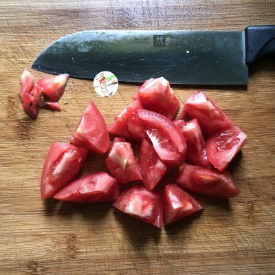 营养餐|#助力高考营养餐#番茄炒莴笋