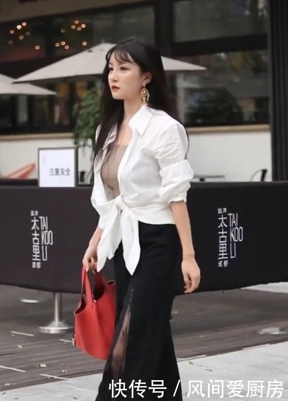 阔腿裤|侧面看是一条阔腿裤，正看却是一条“蜘蛛网裤”，走路风情万种！