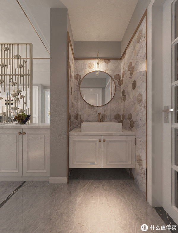 现代|四口之家的现代轻奢风装修，餐厅是家里面的亮点，入户感觉很惊艳