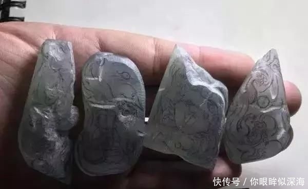 20万的原石一刀下去裂满满，雕刻师妙手回春，最后抠出一筐极品