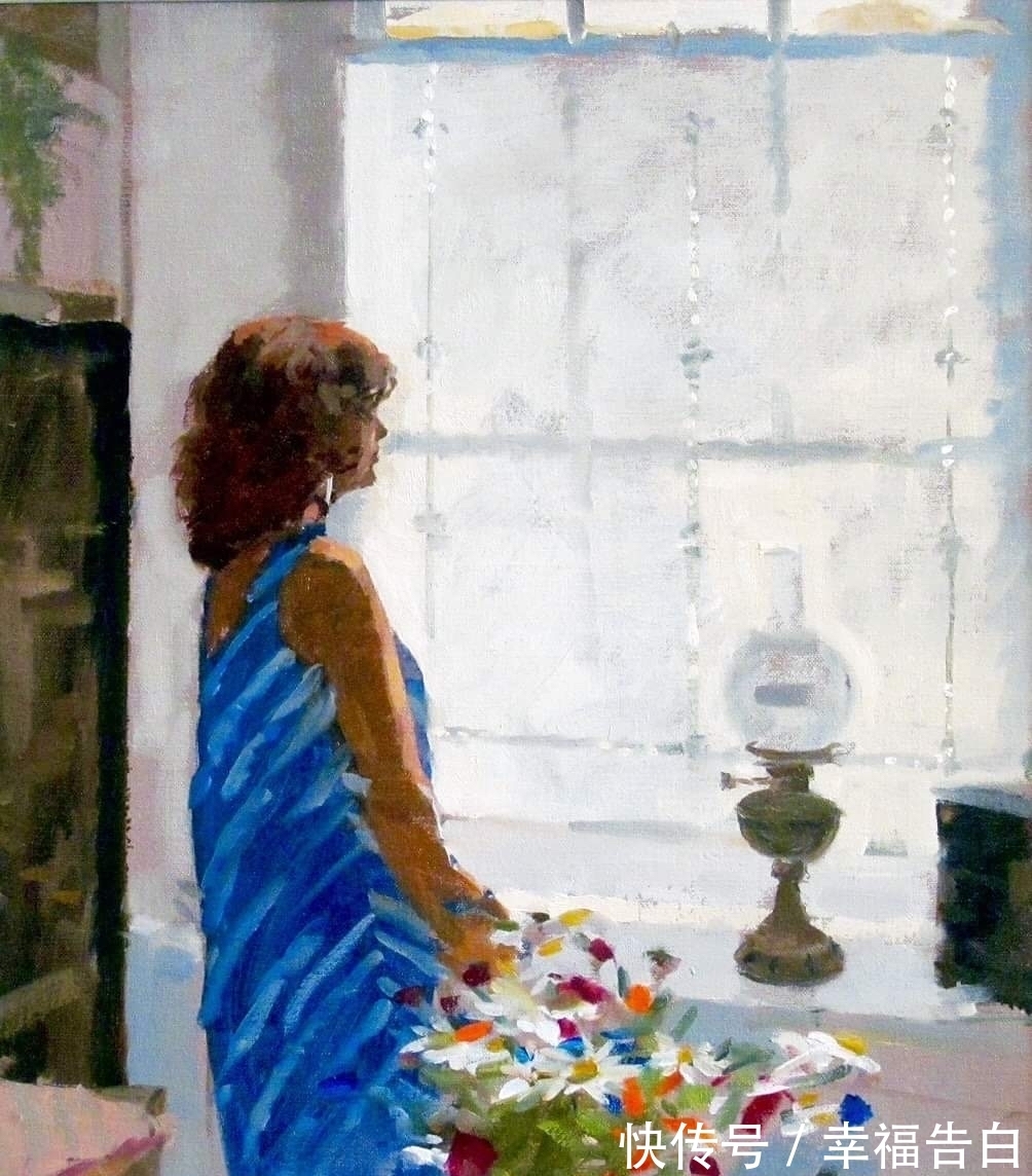 作品!英国画家 Ken Howard人物、风景作品集