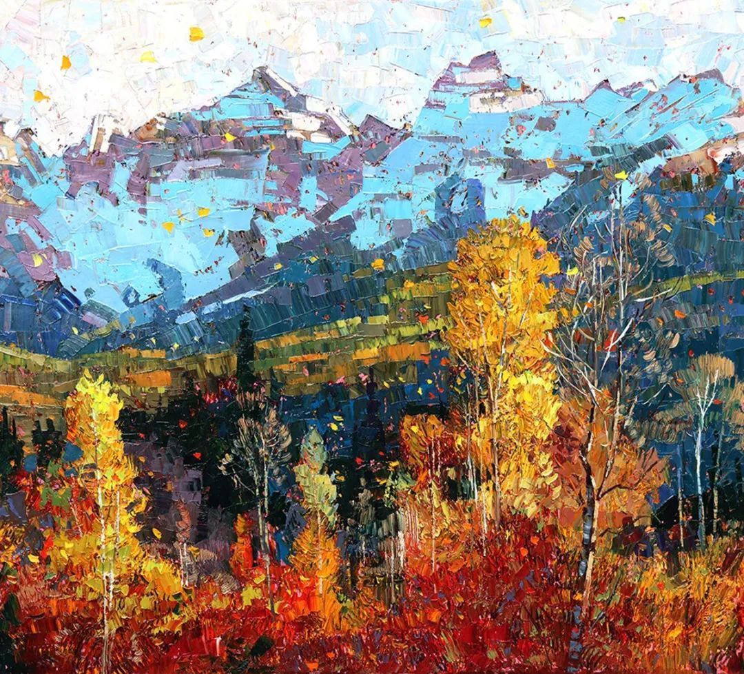 robert|这组小色块油画,色彩生动,美得令人目不暇接