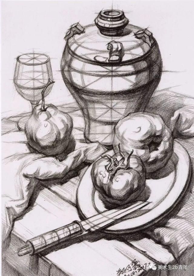 结构$画素描结构那么枯燥为什么还要画？这样想你就错了？