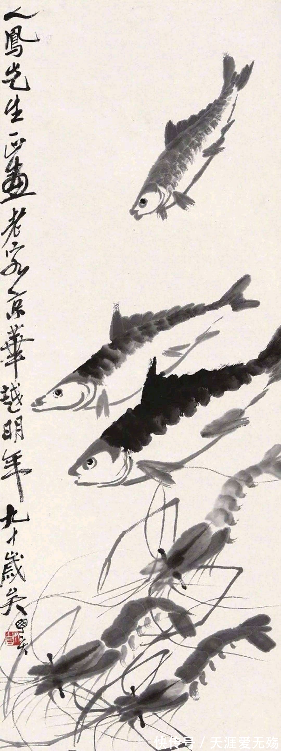 白石老人@欣赏《齐白石画集》,从画中读到满满艺术感