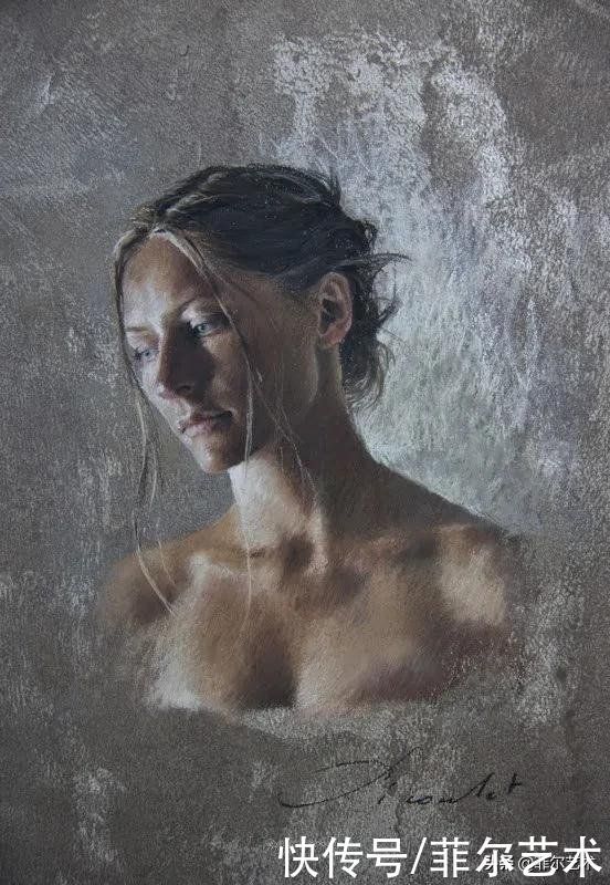 艺术学院$法国女粉彩大师,描绘的女性之美,细腻柔和