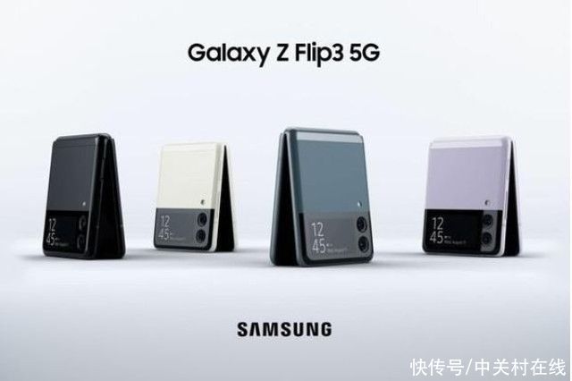 无线充电|网友自制Galaxy Z Flip3“官方”渲染图，双色对比设计