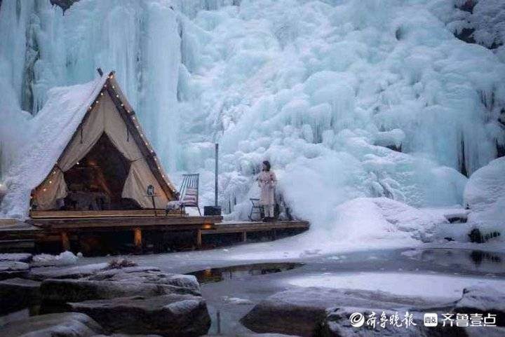 大年初|立春好兆头，济南南山虎年首雪靓丽动人