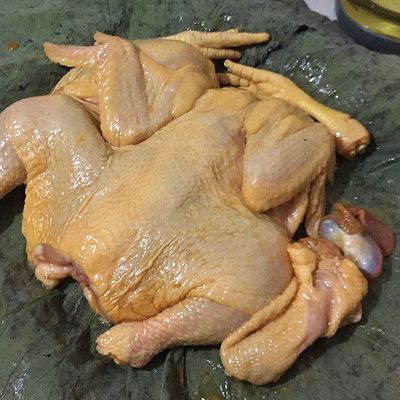 荷叶盐焗鸡