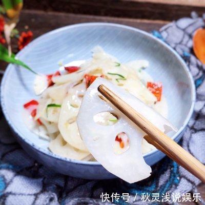 姜末|学会#巨下饭的家常菜#炝炒藕片，把餐厅味道搬回家