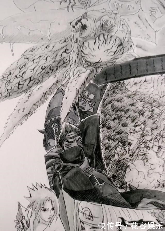 代火影|网友手绘一幅漩涡鸣人,拍卖1.4万,多人求购,网友:值这个价