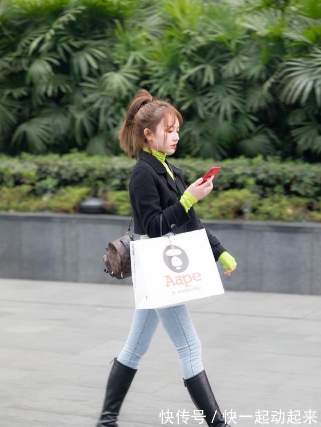 时髦|长筒靴这样搭配，时髦的御姐范十足