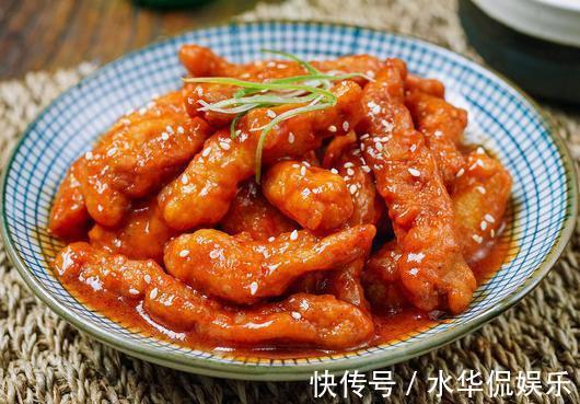 还不会做糖醋里脊腌制、炸酥、上糖醋简单3步，酸甜可口真馋人