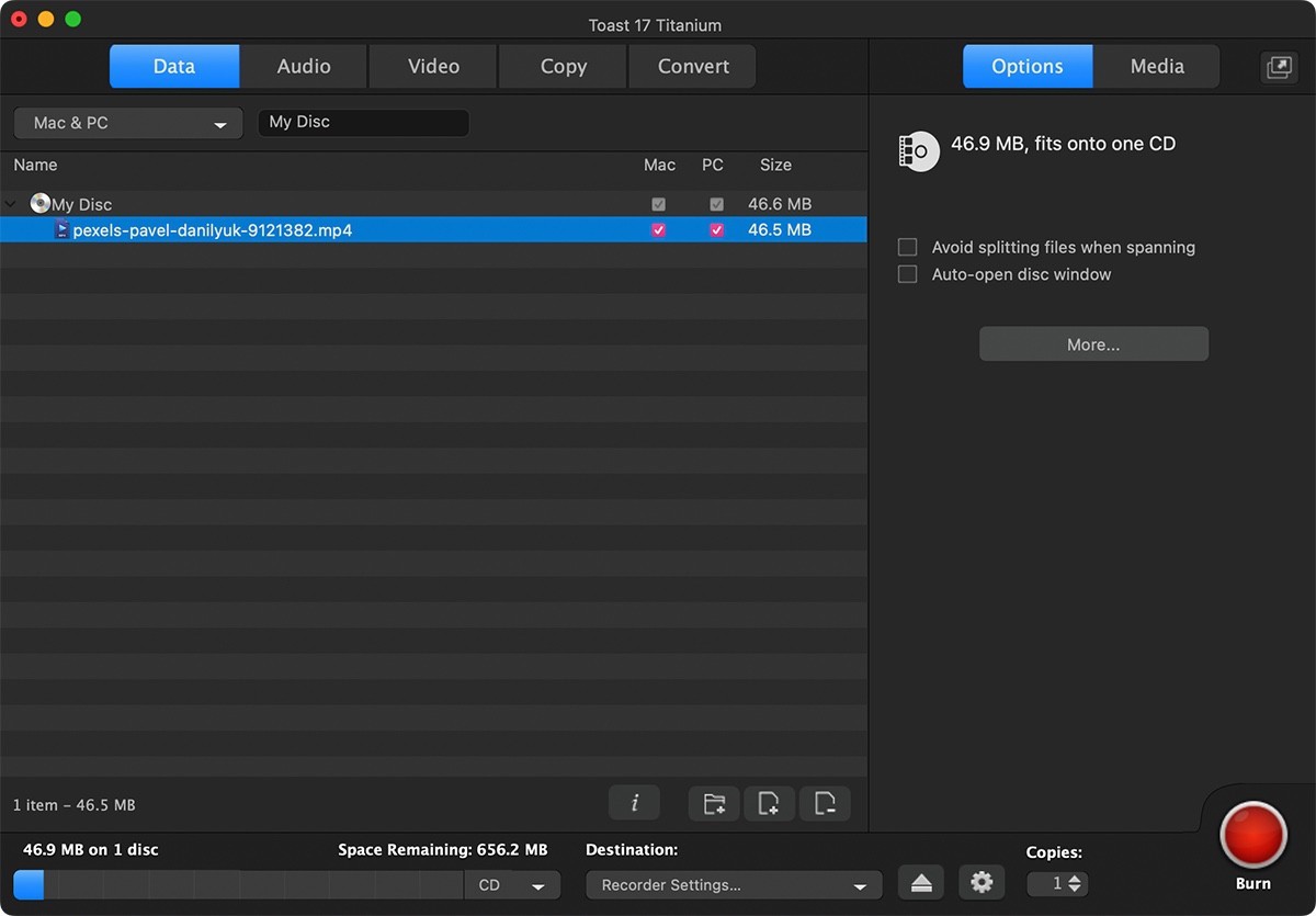 Toast Titanium for Mac v17.4 DVD光盘刻录-下载否