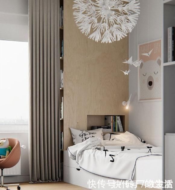 床上用品|极简现代风格装修设计，造型简洁、配色干净，屋主真是有品位