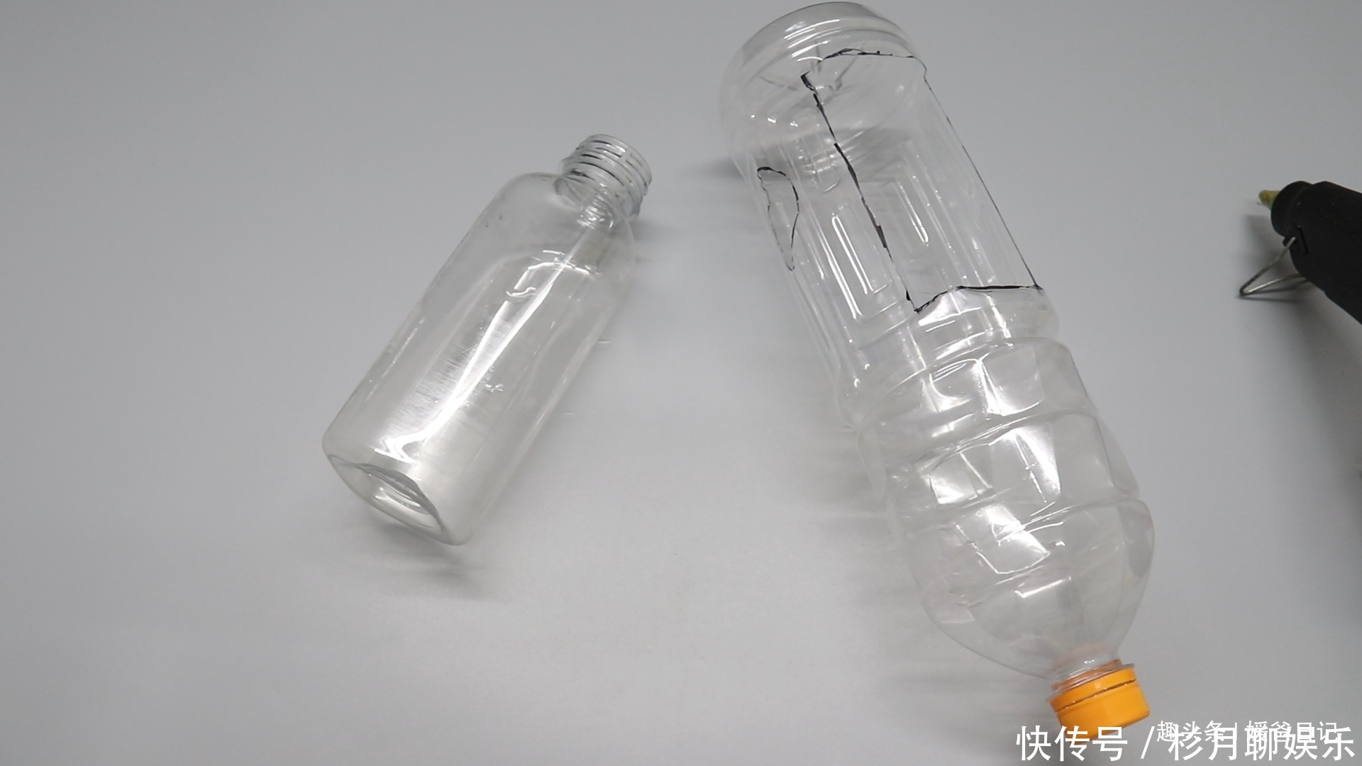 热熔胶|塑料瓶卖了不值钱,可以用来制作鱼缸,锻炼下孩子的动手能力