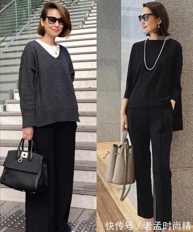穿搭|小个子秋天的“上衣”穿什么?首选卫衣和针织衫