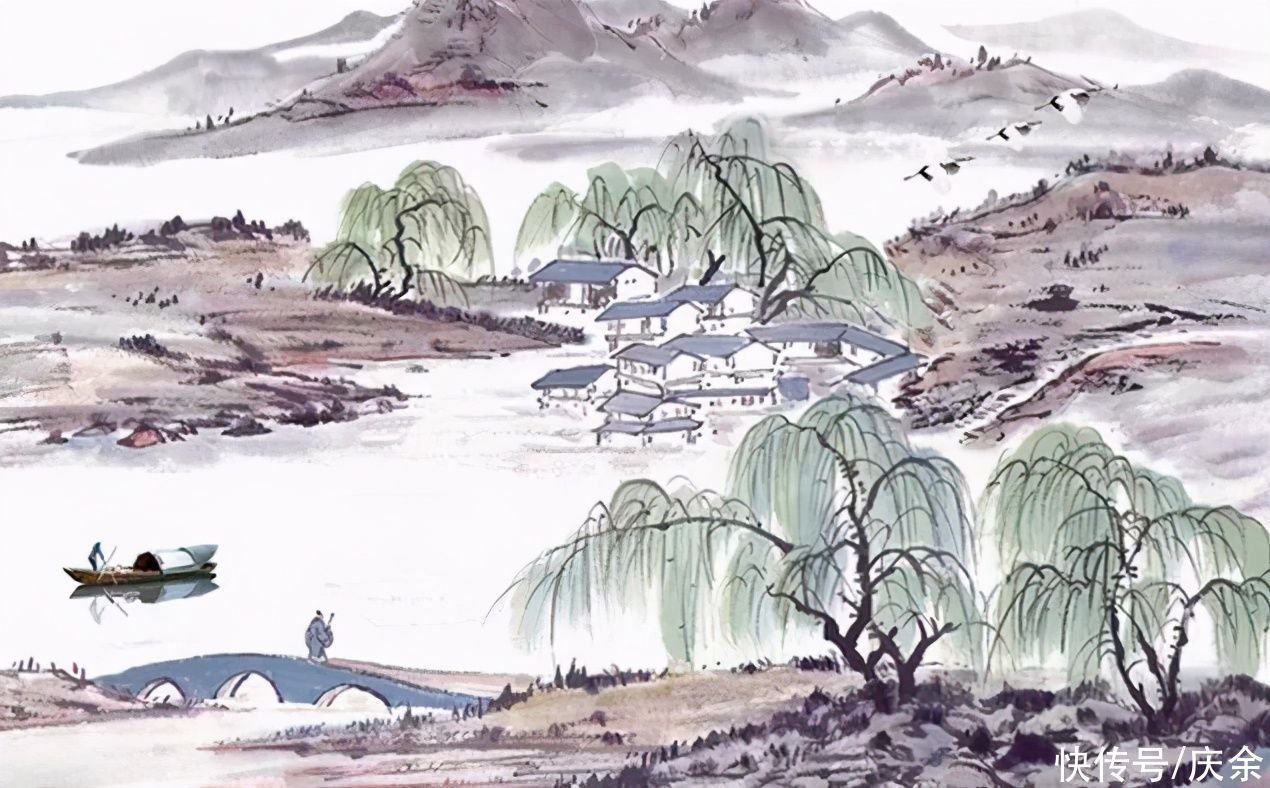 千里莺啼绿#杜牧很经典的一首诗,从开篇美到结尾,值得一读