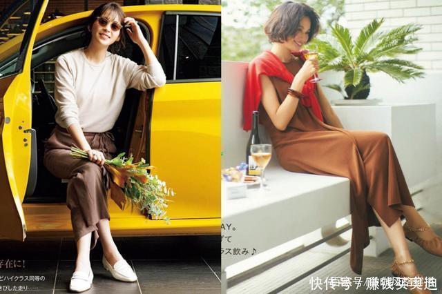 入秋后穿棕色，这样配色温柔又大方