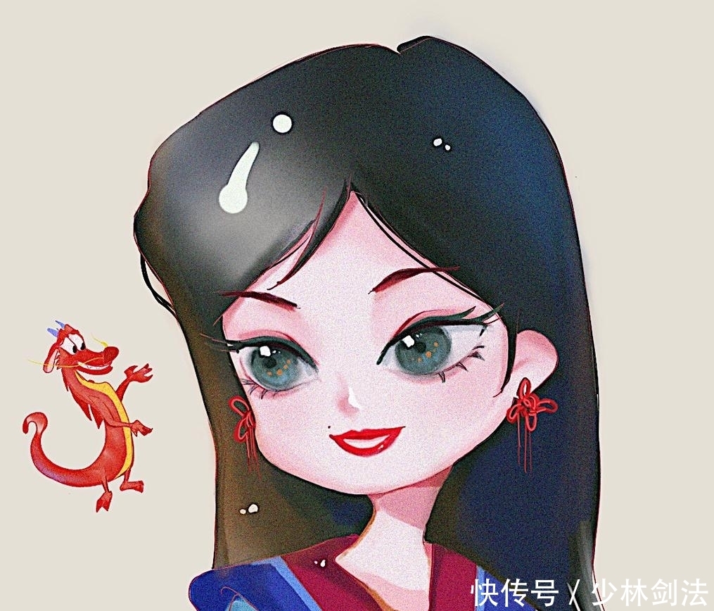 迪士尼公主点上媒婆痣,别有一种美感,不知道这样的公主你喜欢吗