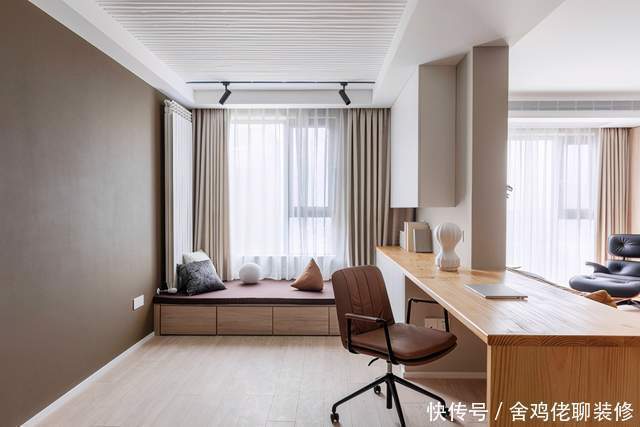 场面|87㎡小三居也有大开间,这才是家中的高级场面,简约而不简单