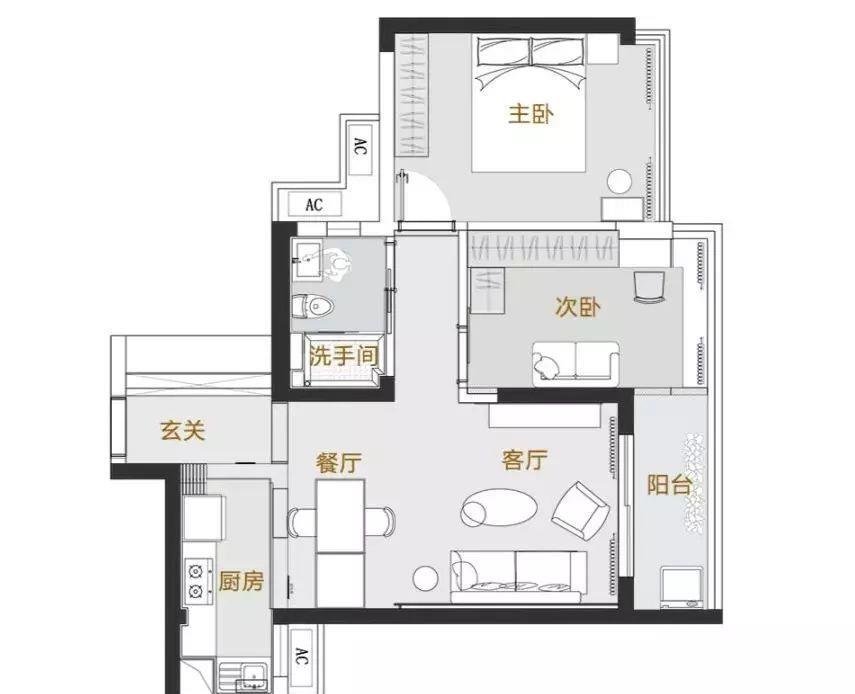 青年|单身女青年的家，客厅选择超大电视机，让客厅瞬间变成影音室