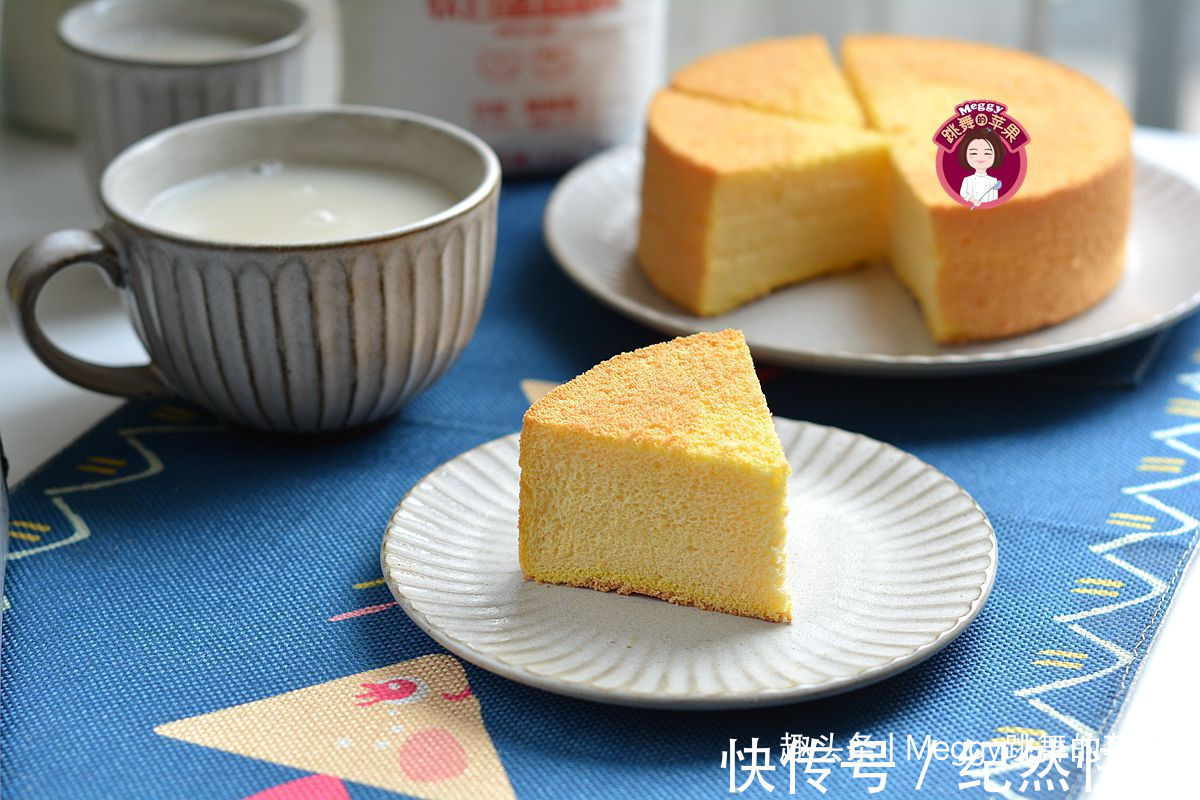细砂糖|无油无水南瓜泥戚风蛋糕,又高又暄需2点,连普通蛋糕都不在话下