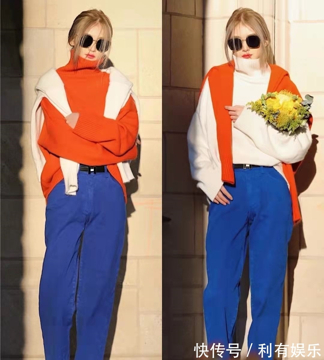 小姐姐 超级好看的“撞色穿搭”,每一套都很亮眼,适合爱美的你