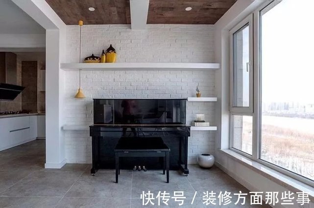 收纳|190㎡现代简约,暖灰色地砖,这效果我喜欢!你呢?