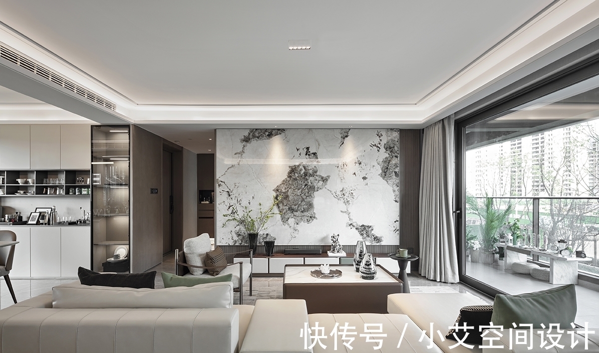 软装|165㎡新中式风格软装设计，谱写灵魂居所