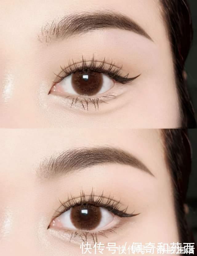 眼妆|最近大火的心机的无眼影妆容,太适合睫毛又长又美的你了!