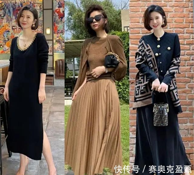 勤风|有肚子的中年女人,记住这些通勤风穿搭技巧,时髦显瘦有气质