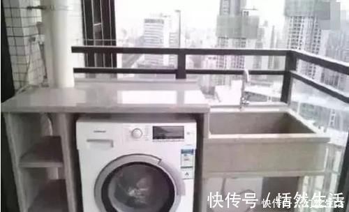 排水|装修把洗衣机放在阳台上,一定要工人装这东西,太实用了