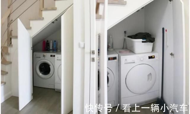 阳台|洗衣机除了阳台还能放哪里?学会这样设计,家里瞬间多出好几平!