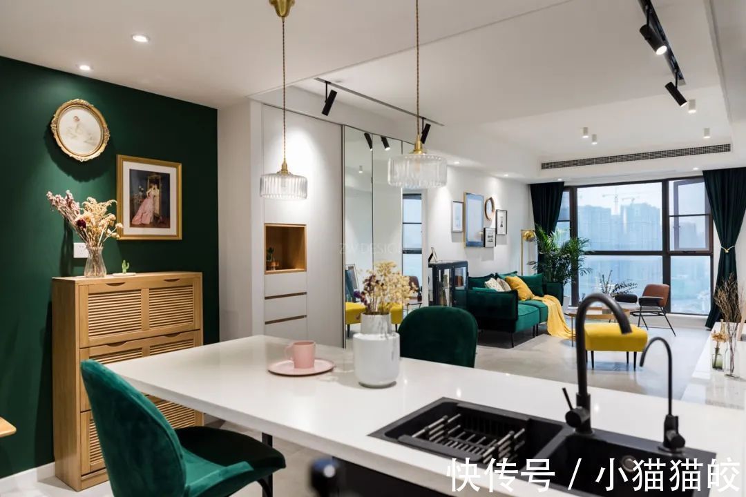 为主人|75㎡现代轻奢,精致的复古调,让小房子也清新脱俗