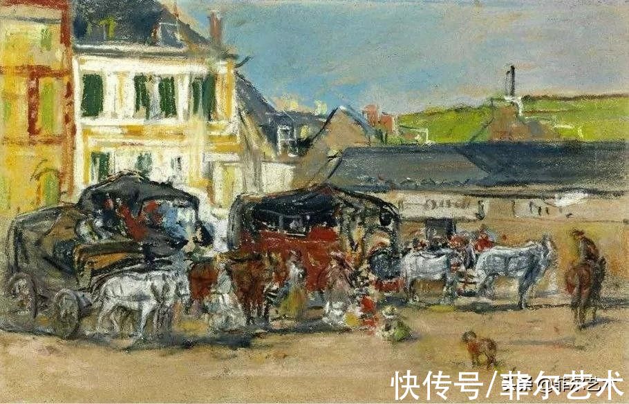 油画作品|“印象派之父”、法国19世纪风景画家尤金·布丁油画作品欣赏