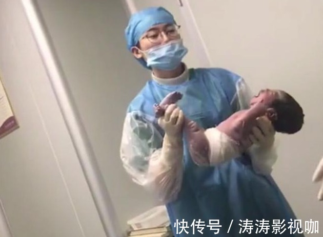 孩子|刚刚出生的小宝宝,竟然用如此方式庆祝自己的降生,医生都笑了
