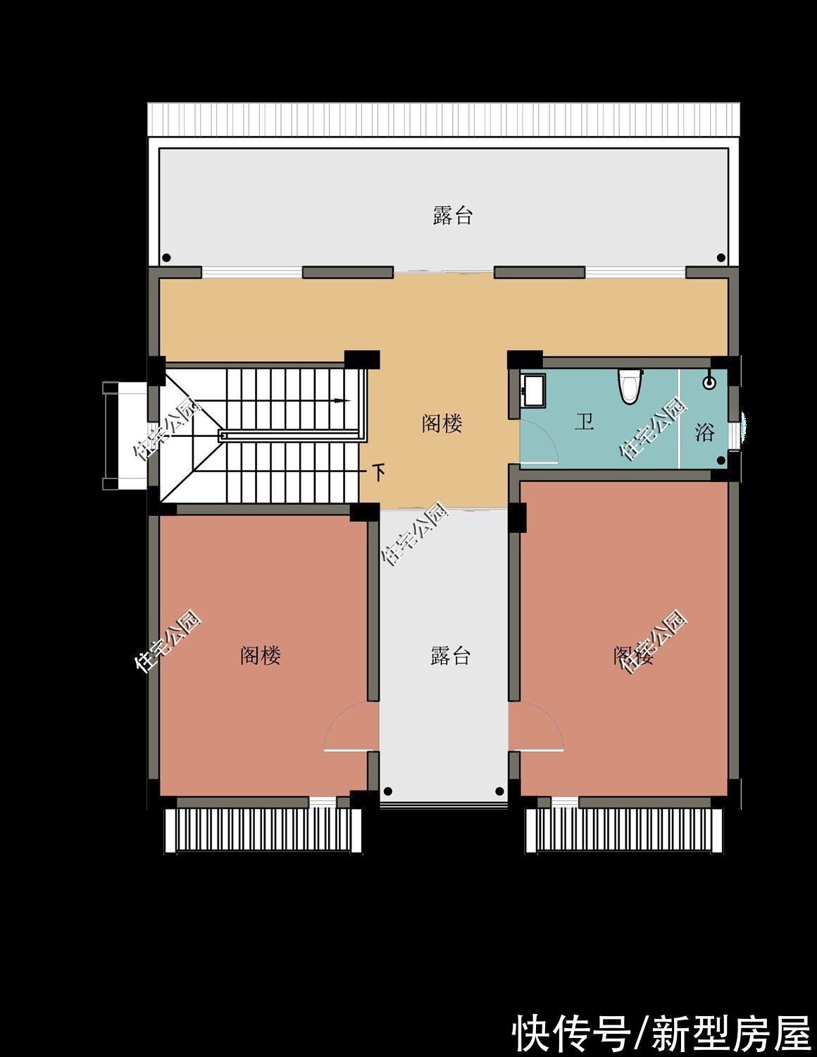 户型|阁楼是鸡肋?这样建阁楼实用又美观,让您白赚一间房