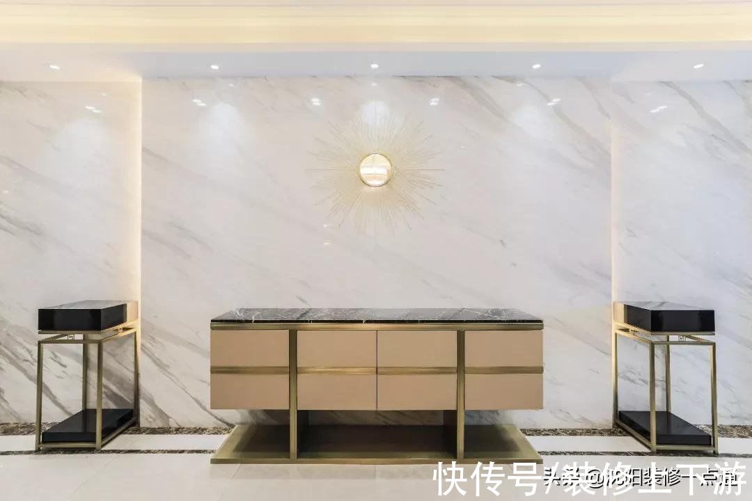 理石|227平现代轻奢装修实景图