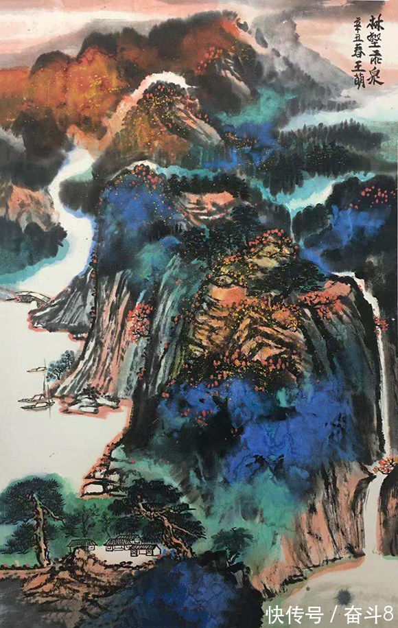 书法艺术$画家王萌 笔墨传神 兰心蕙质